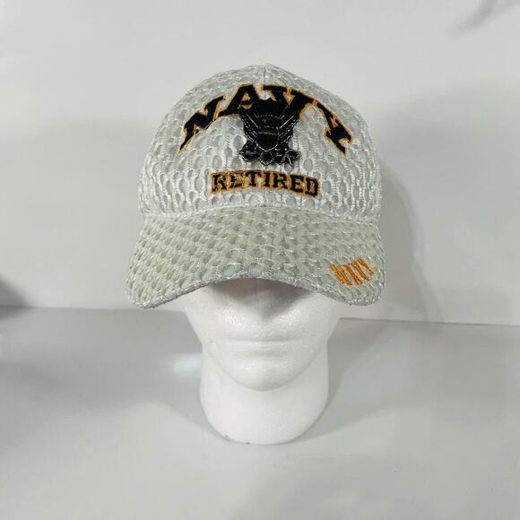 U.S. Navy Hat with Metal Emblem - Picture 2 of 8